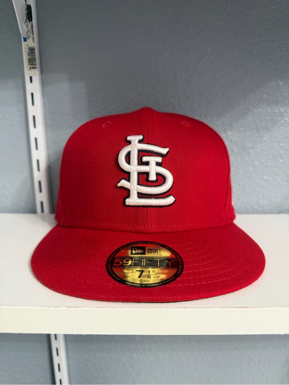 New Era St. Louis Cardinals Red and White 59FIFTY Fitted Hat